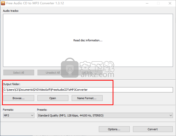 Free Audio CD to MP3 Converter(cd转换成mp3软件)