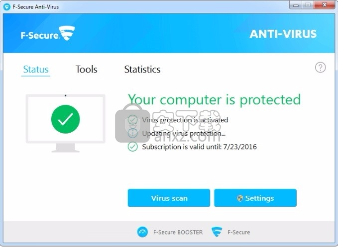 F-Secure Antivirus(电脑系统病毒扫描与清理工具)