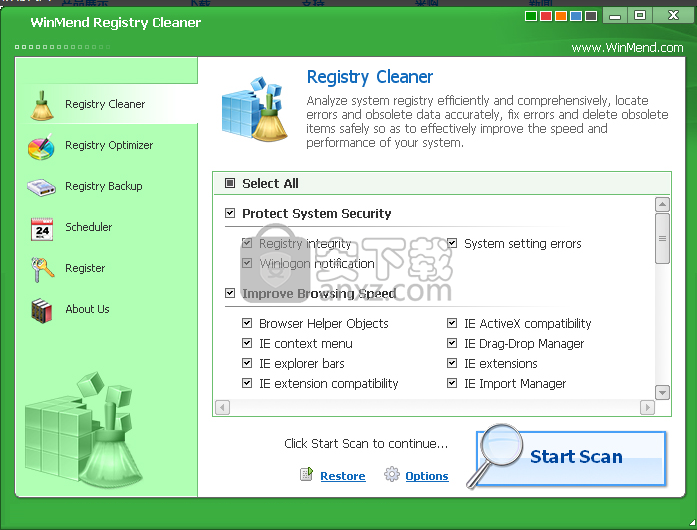 WinMend Registry Cleaner(注册表清理优化工具)