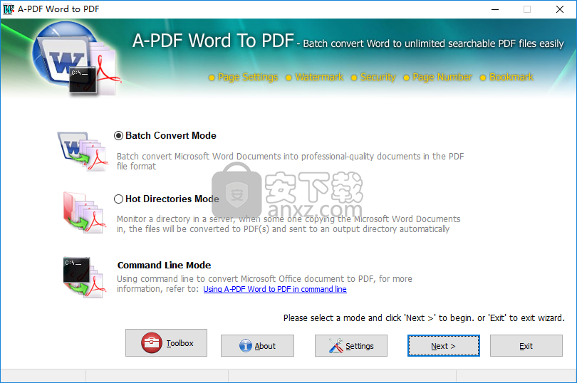 A-PDF Word to PDF(Word转PDF转换器)