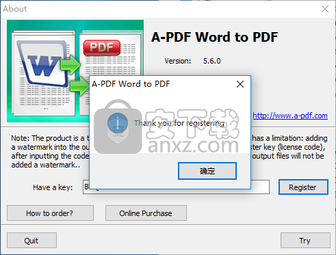 A-PDF Word to PDF(Word转PDF转换器)