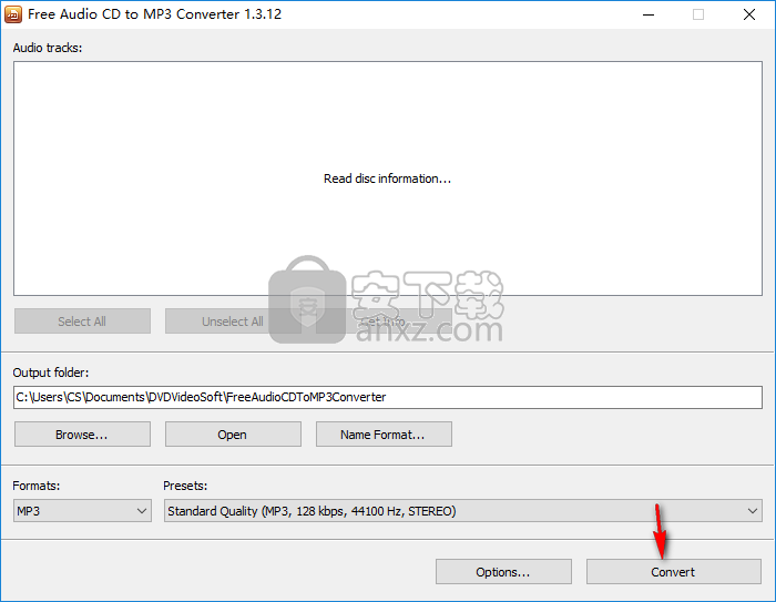 Free Audio CD to MP3 Converter(cd转换成mp3软件)