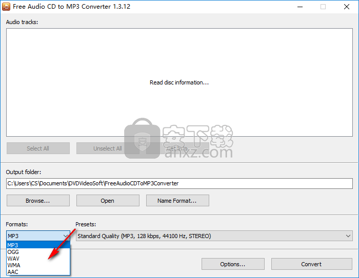 Free Audio CD to MP3 Converter(cd转换成mp3软件)