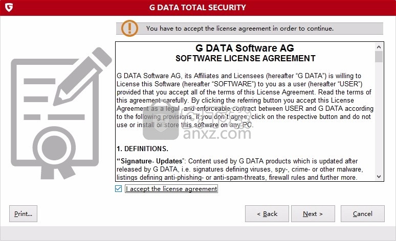 G DATA Total Security(多功能系统安全全面保护工具)