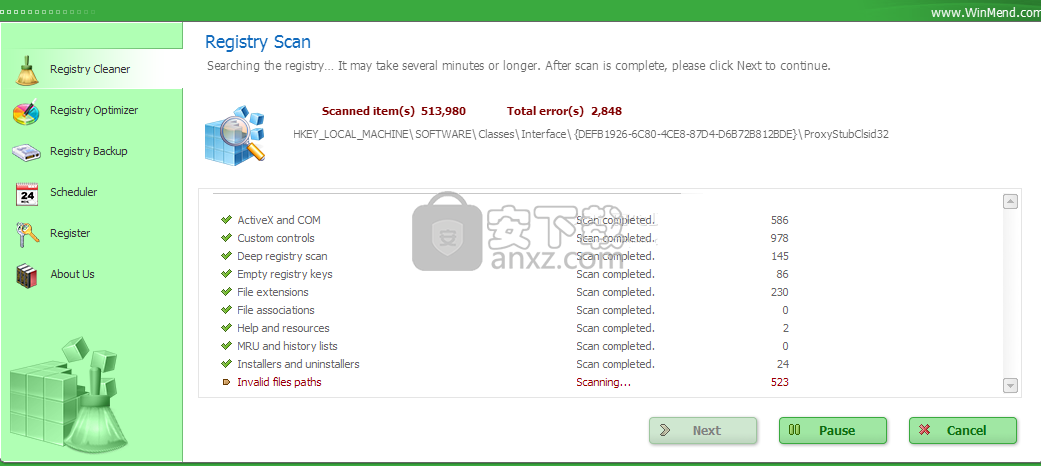 WinMend Registry Cleaner(注册表清理优化工具)