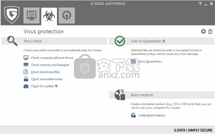 G DATA Antivirus(多功能反恶意软件识别与清理)