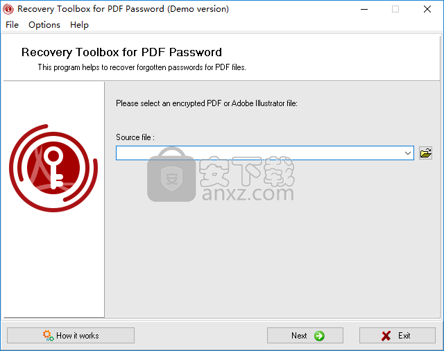 Recovery Toolbox for PDF Password(PDF密码恢复工具)