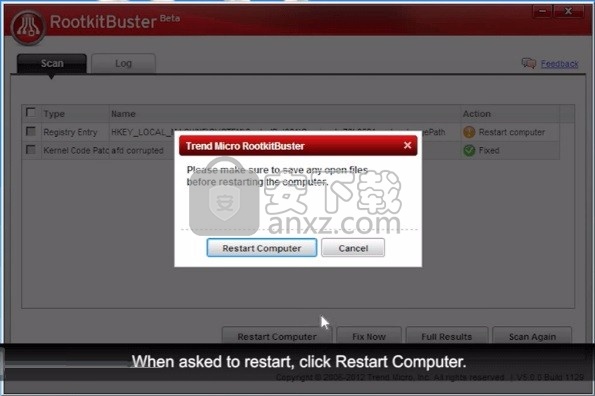 Trend Micro RootkitBuster(多功能rootkit扫描工具)