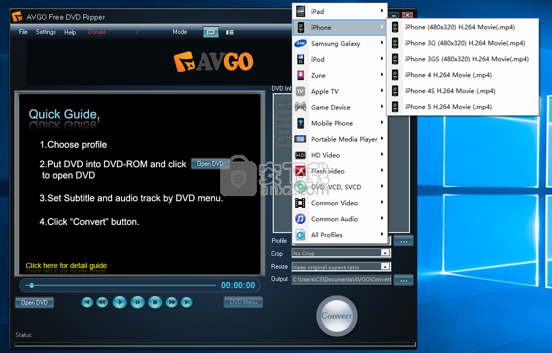 AVGO Free DVD Ripper(免费DVD翻录工具)