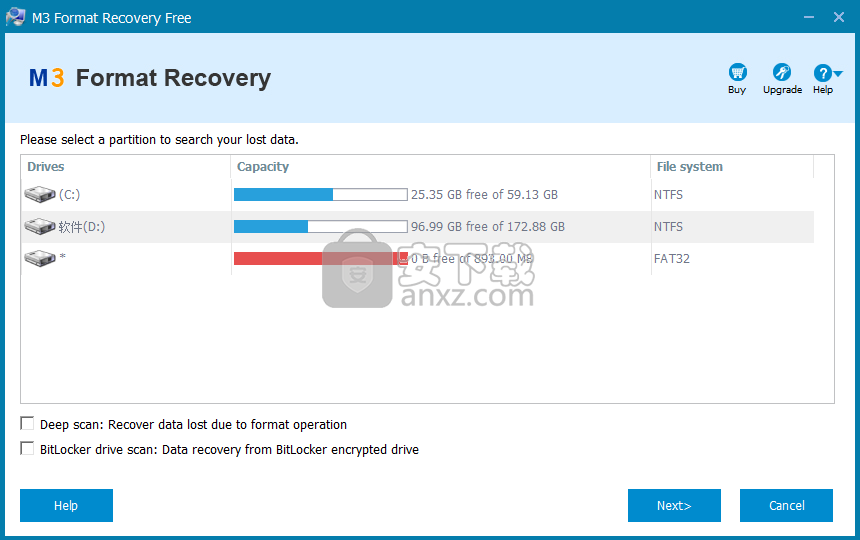 M3 Format Recovery(格式化恢复软件)