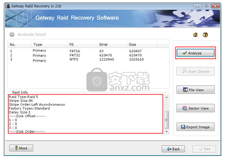 Getway Raid Recovery(RAID数据恢复软件)