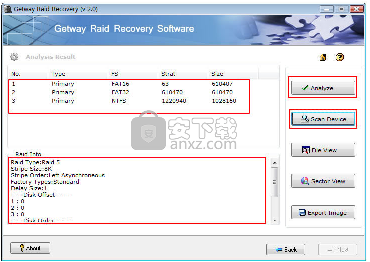 Getway Raid Recovery(RAID数据恢复软件)