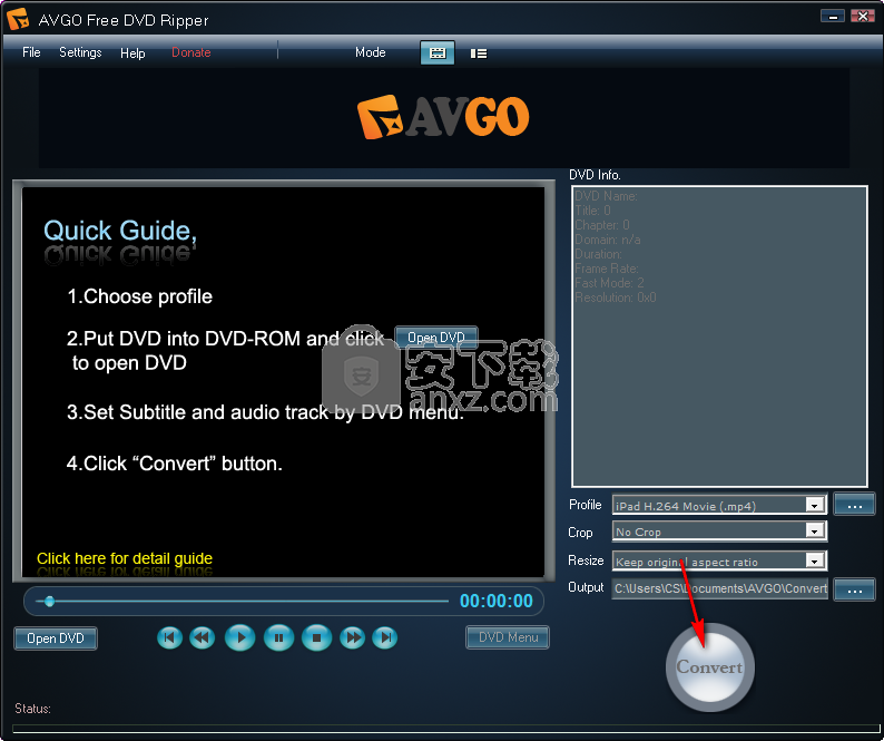 AVGO Free DVD Ripper(免费DVD翻录工具)