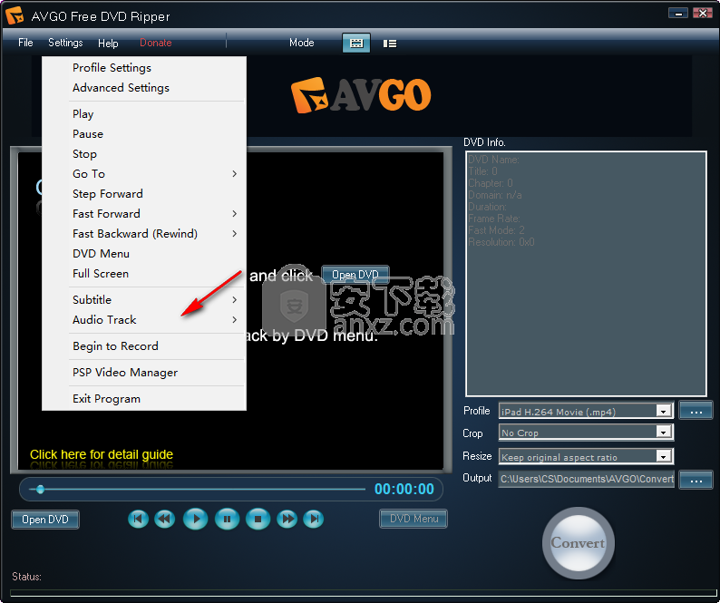 AVGO Free DVD Ripper(免费DVD翻录工具)