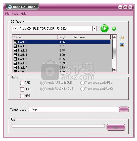 Apen CD Ripper(CD翻录工具)