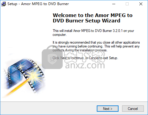 Amor MPEG to DVD Burner(MPEG转DVD转换器)