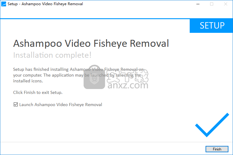 Ashampoo Video Fisheye Removal(鱼眼效果去除工具)