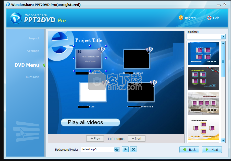 Wondershare PPT2DVD Pro(PPT转DVD工具)