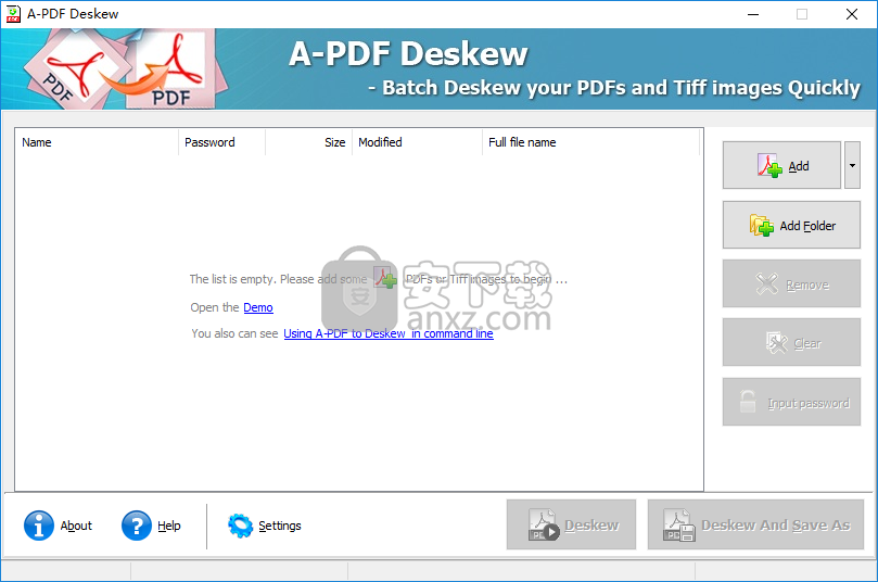 A-PDF Deskew(扫描图像倾斜校正软件)