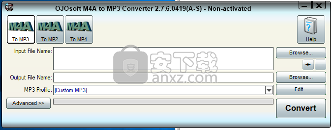 OJOsoft M4A to MP3 Converter(M4A转MP3转换器)