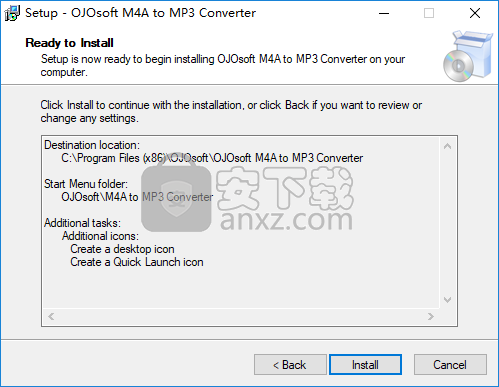 OJOsoft M4A to MP3 Converter(M4A转MP3转换器)