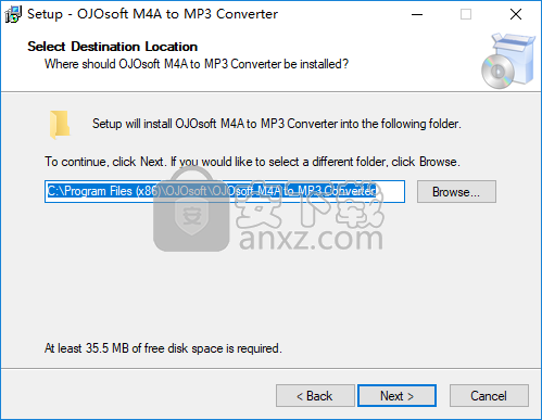 OJOsoft M4A to MP3 Converter(M4A转MP3转换器)