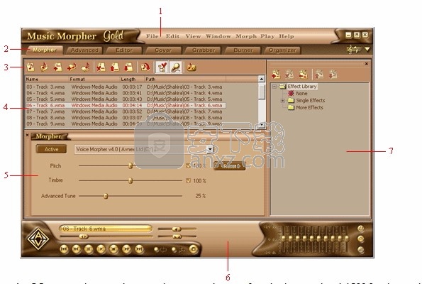 AV Music Morpher Gold(多功能DJ音乐制作与编辑器)