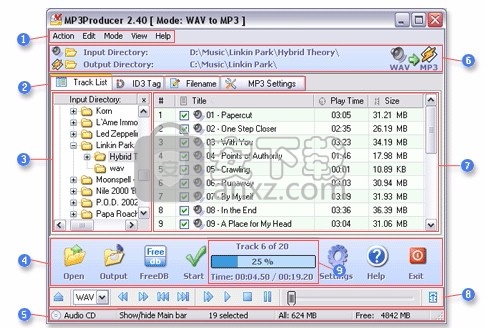 MP3Producer(多功能音频录制与格式转换工具)