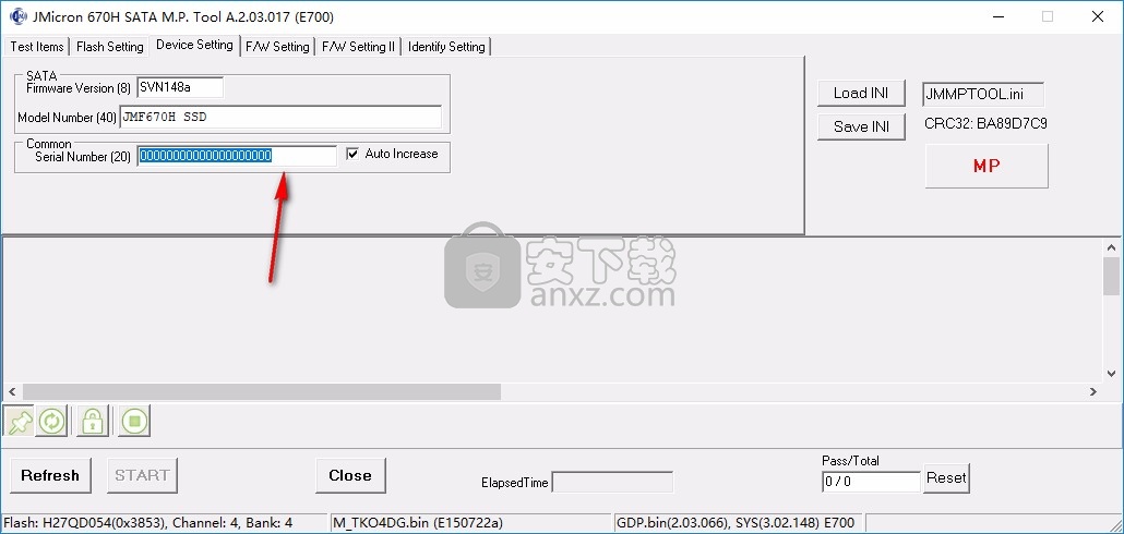 JMF670h主控开卡工具(JMicron 670H SATA MP Tool) 