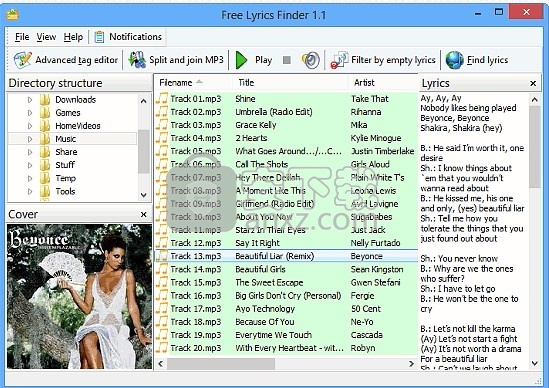 Free Lyrics Finder(多功能歌词查找器)