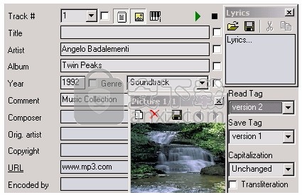 1st MP3 Tag Editor(MP3标签编辑器)