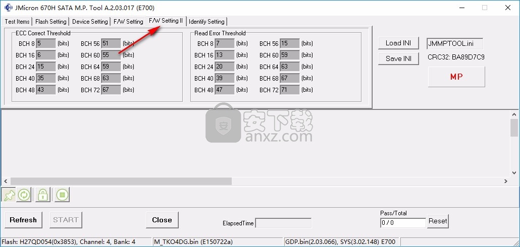 JMF670h主控开卡工具(JMicron 670H SATA MP Tool) 