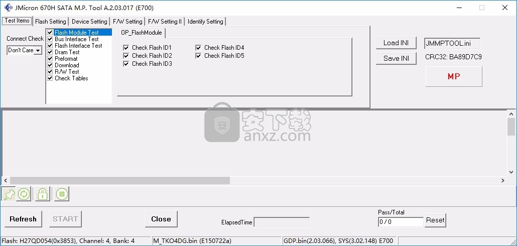 JMF670h主控开卡工具(JMicron 670H SATA MP Tool) 