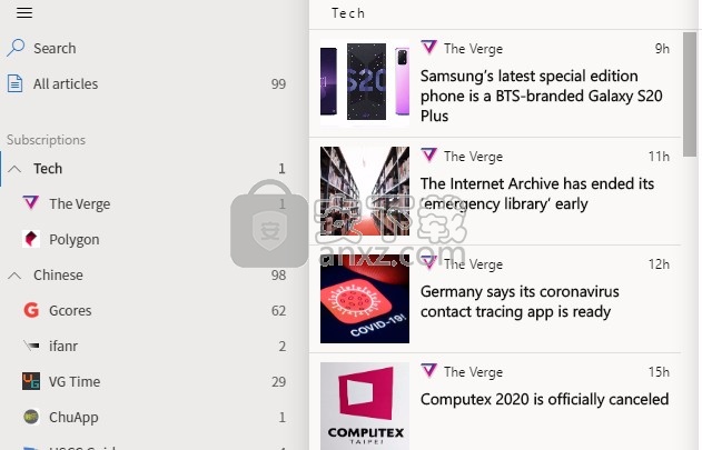 Fluent Reader(opml阅读器)