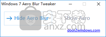 Windows 7 Aero Blur Tweaker(窗口去磨砂工具)