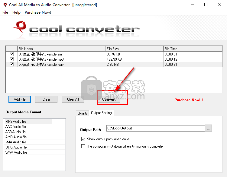 Cool All Media to Audio Converter(音频格式转换器)