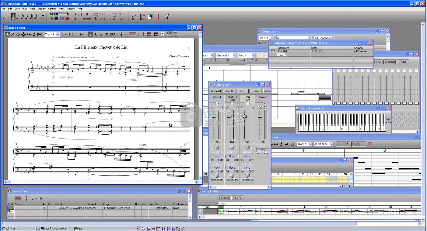 QuickScore Elite Level II(乐谱制作与音乐制作工具)