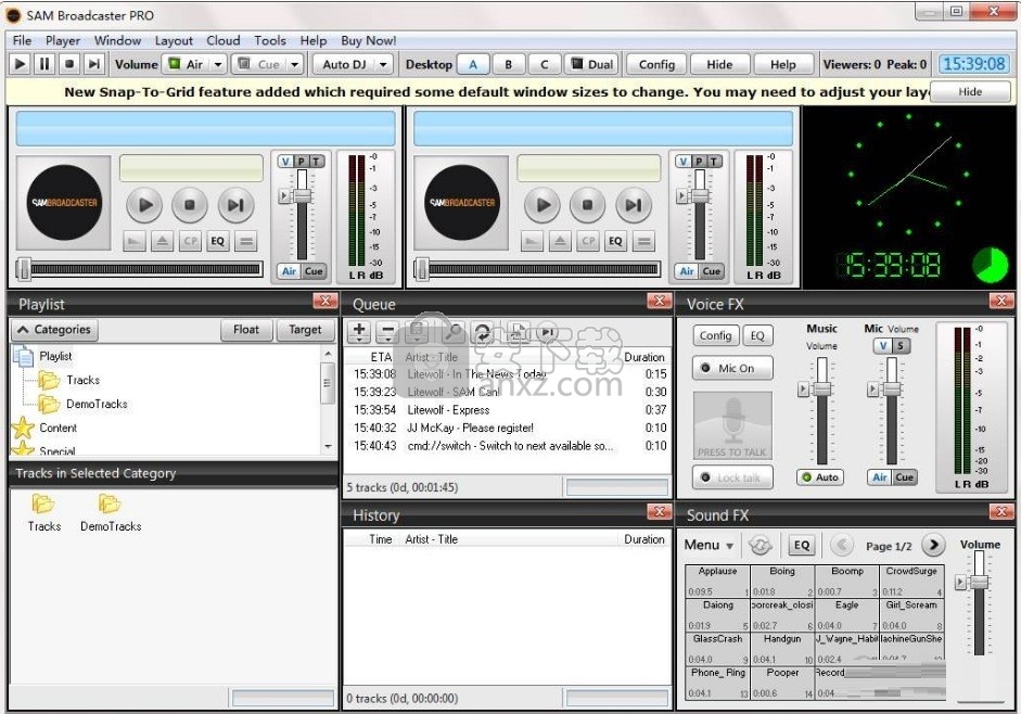 SAM Broadcaster(多功能Internet广播DJ软件)