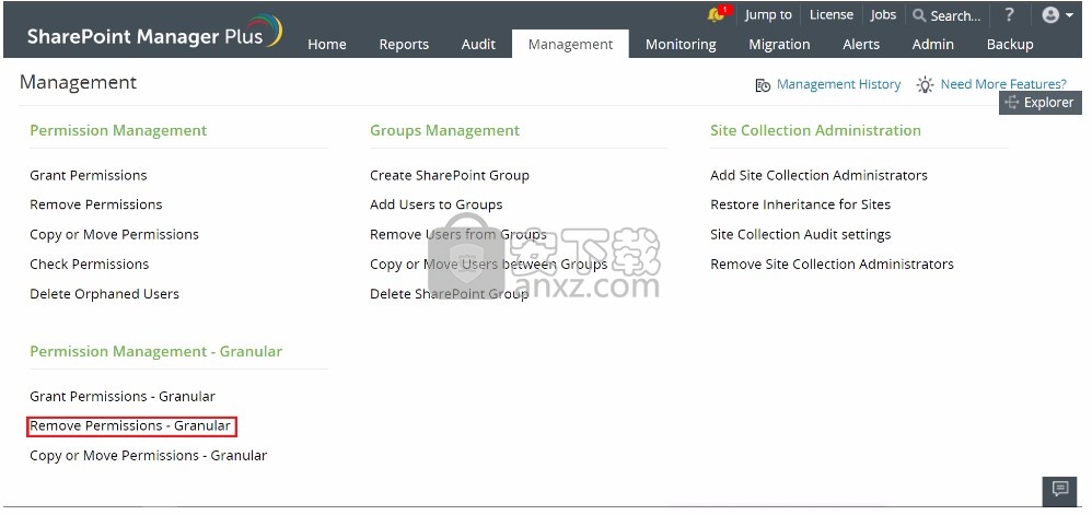 Sharepoint Manager Plus