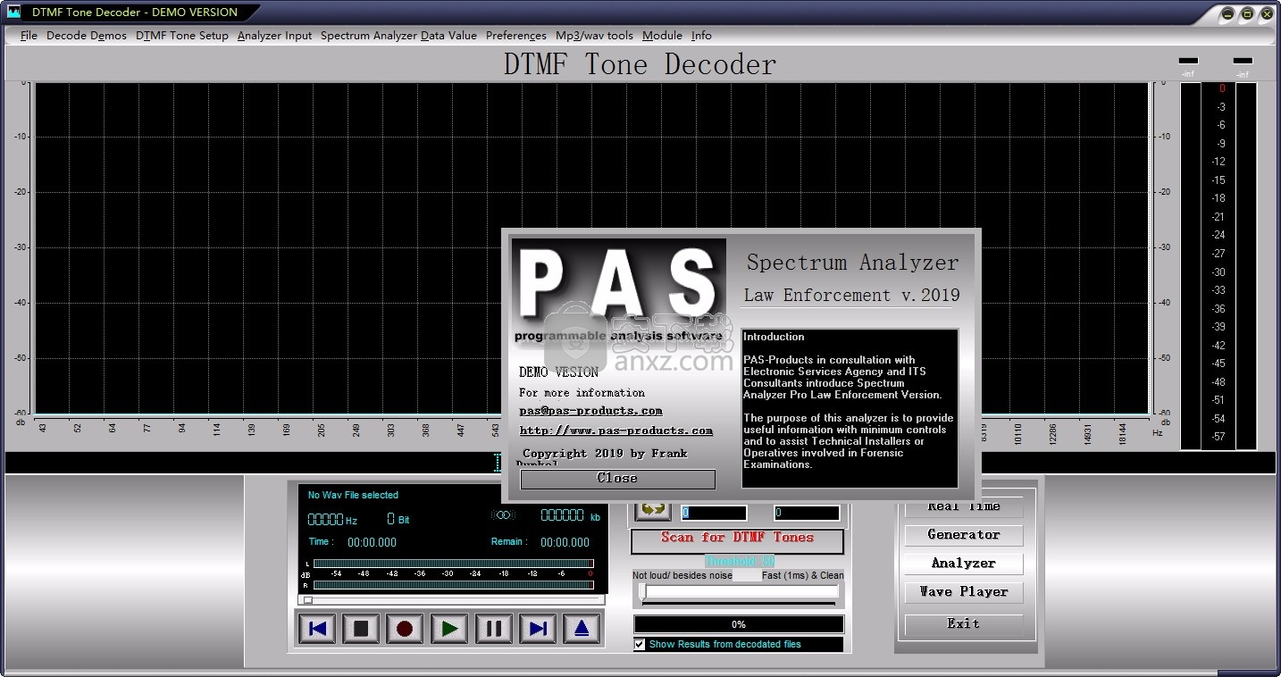 DTMF Tone Decoder(DTMF音频解码器)
