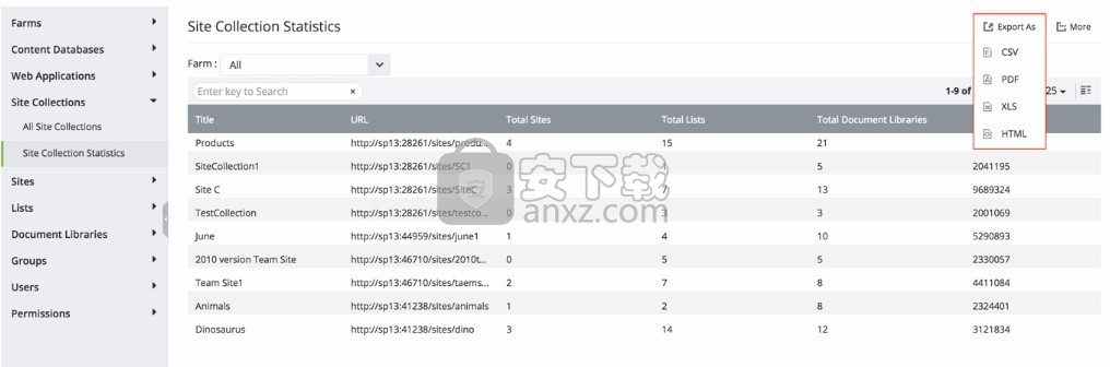 Sharepoint Manager Plus