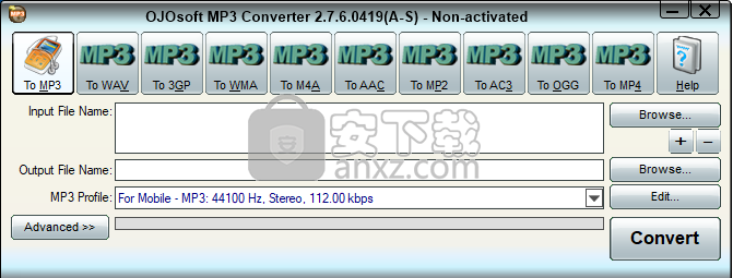 OJOsoft MP3 Converter(mp3音频格式转换器)