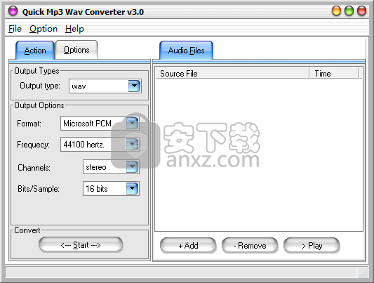 Quick MP3 WAV Converter(mp3 wav音频格式转换器)