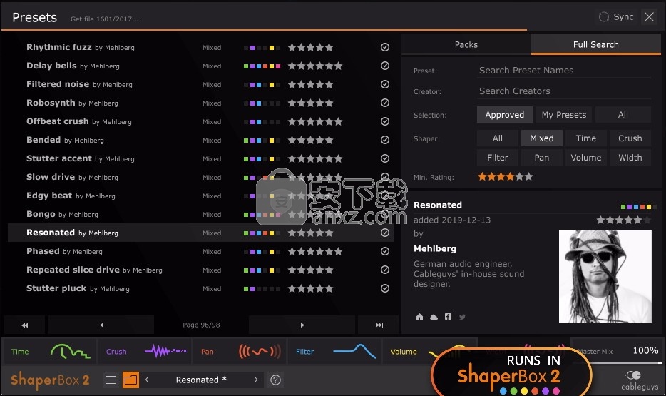 FilterShaper Core 2(音频模拟滤波器)