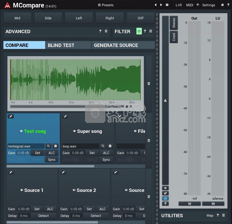 MCompare(混音与母带制作终极参考工具)