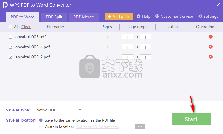 WPS PDF to Word Converter(pdf转word转换器)