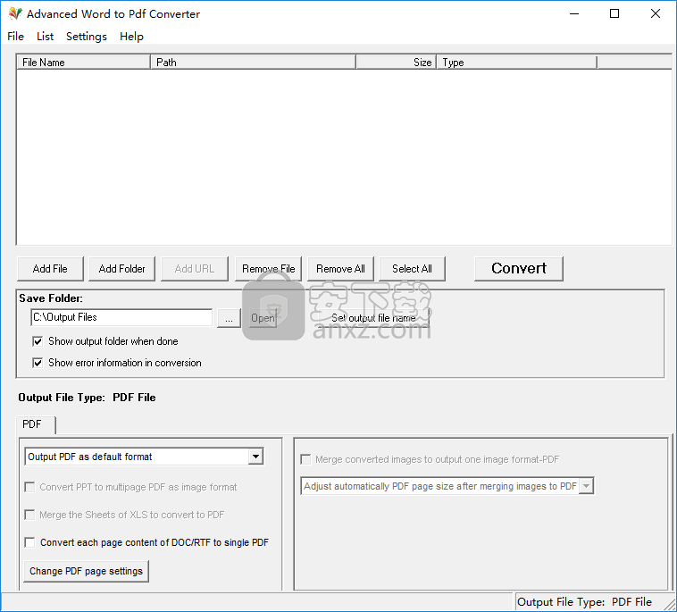Advanced Word To PDF Converter(Word转PDF转换器)