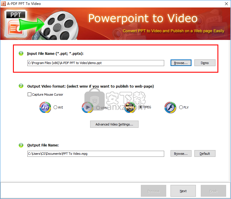 A-PDF PPT To Video(PPT转视频转换器)