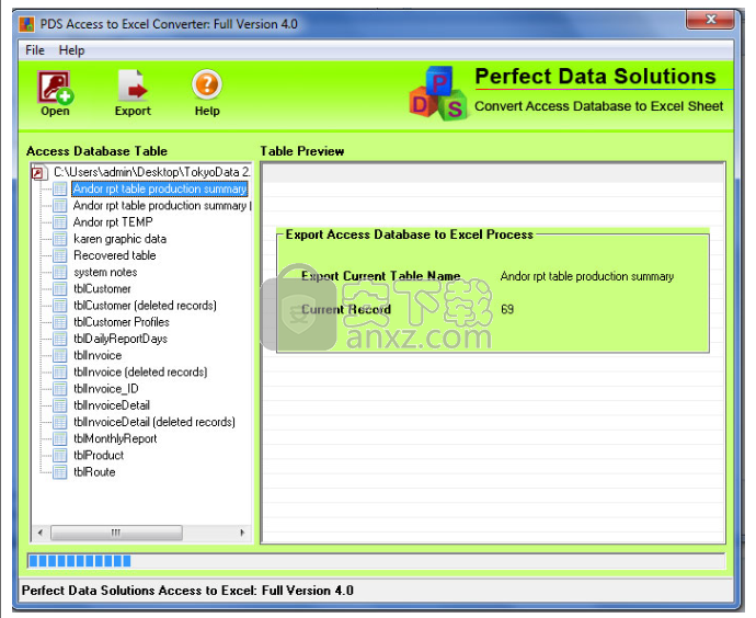 PDS Access to Excel Converter(Access转Excel转换器)