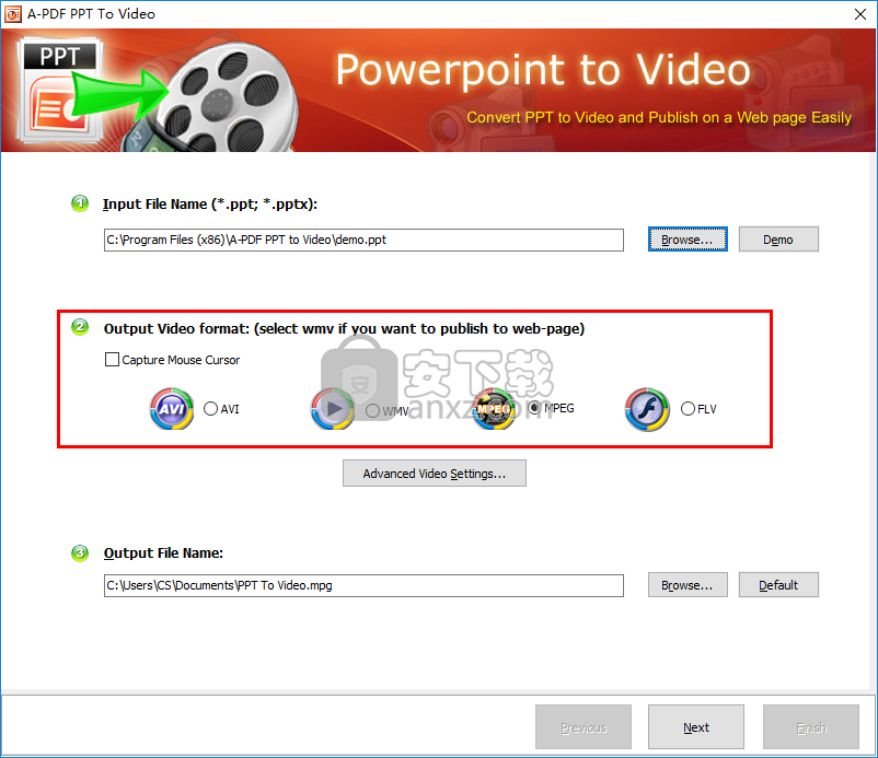 A-PDF PPT To Video(PPT转视频转换器)
